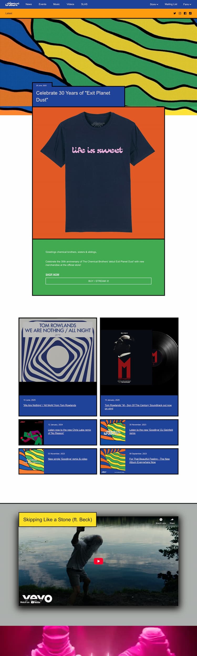 Screenshot of The Chemical Brothers